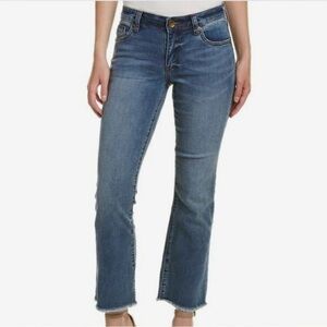 Kut from the Kloth Stella High Rise Flare Jeans with Step Hem